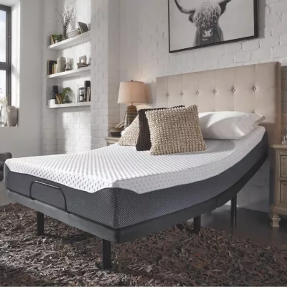 Signature Design by Ashley Chime Elite 10" Firm Memory Foam Mattress a Box