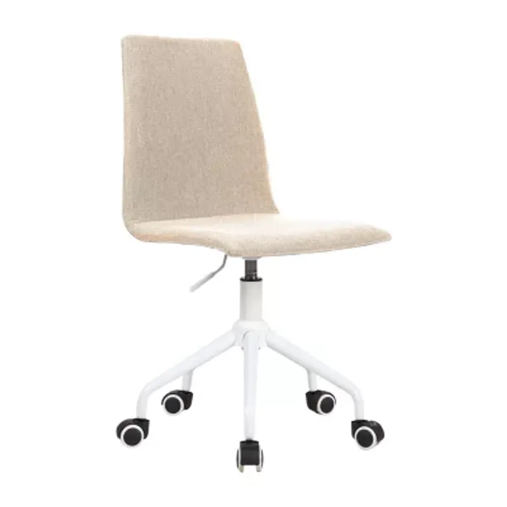 Urban Shop Linen Swivel Office Chair