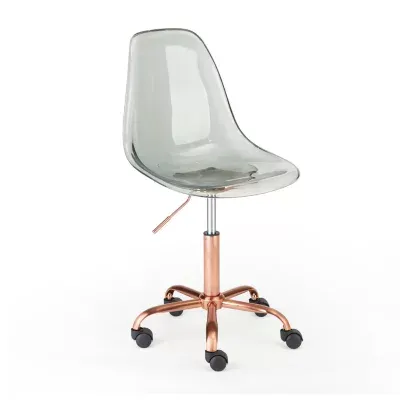 Urban Shop Acrylic Rolling Chair