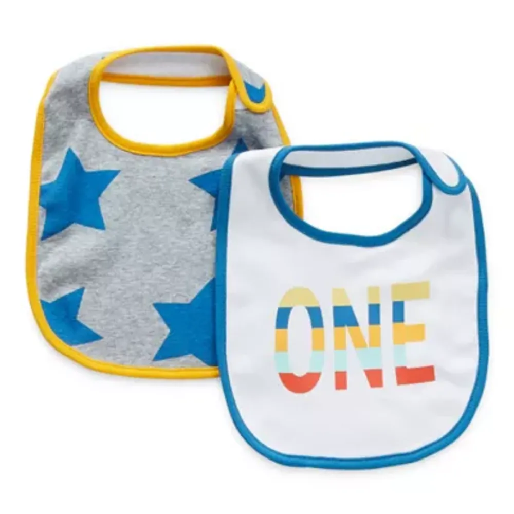 Okie Dokie First Birthday Boys 2-pc. Bib