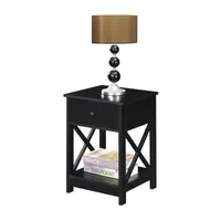 Oxford 1-Drawer Storage End Table