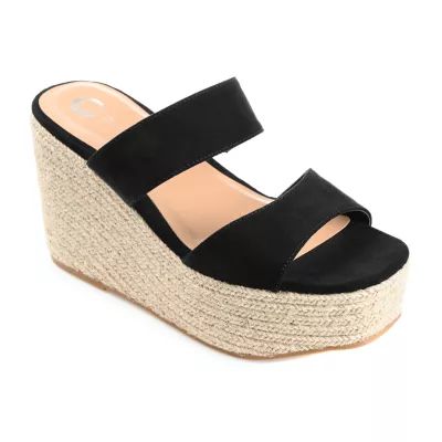 Journee Collection Womens Ilyana Wedge Sandals