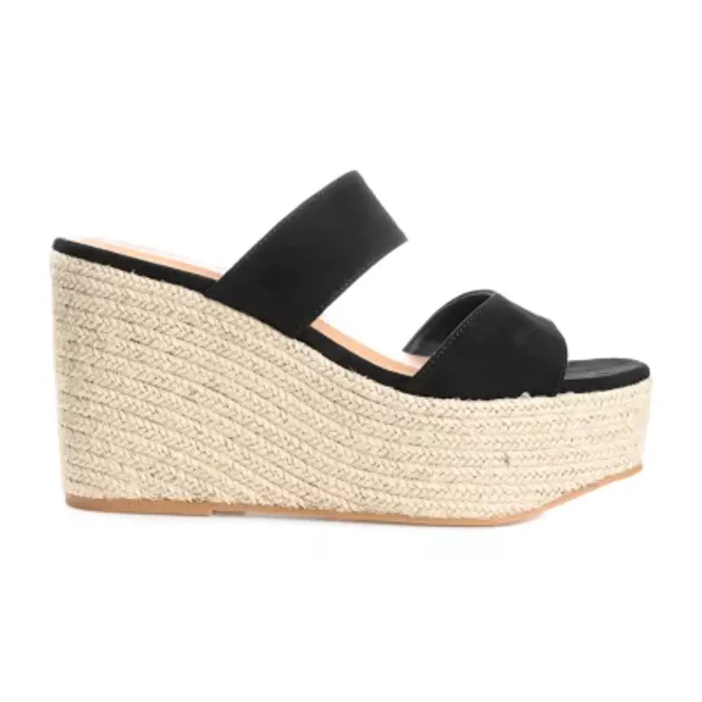 Journee Collection Womens Ilyana Wedge Sandals