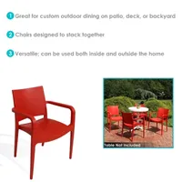 4 Pack Patio Dining Chair