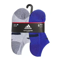 adidas Little & Big Boys 6 Pair No Show Socks