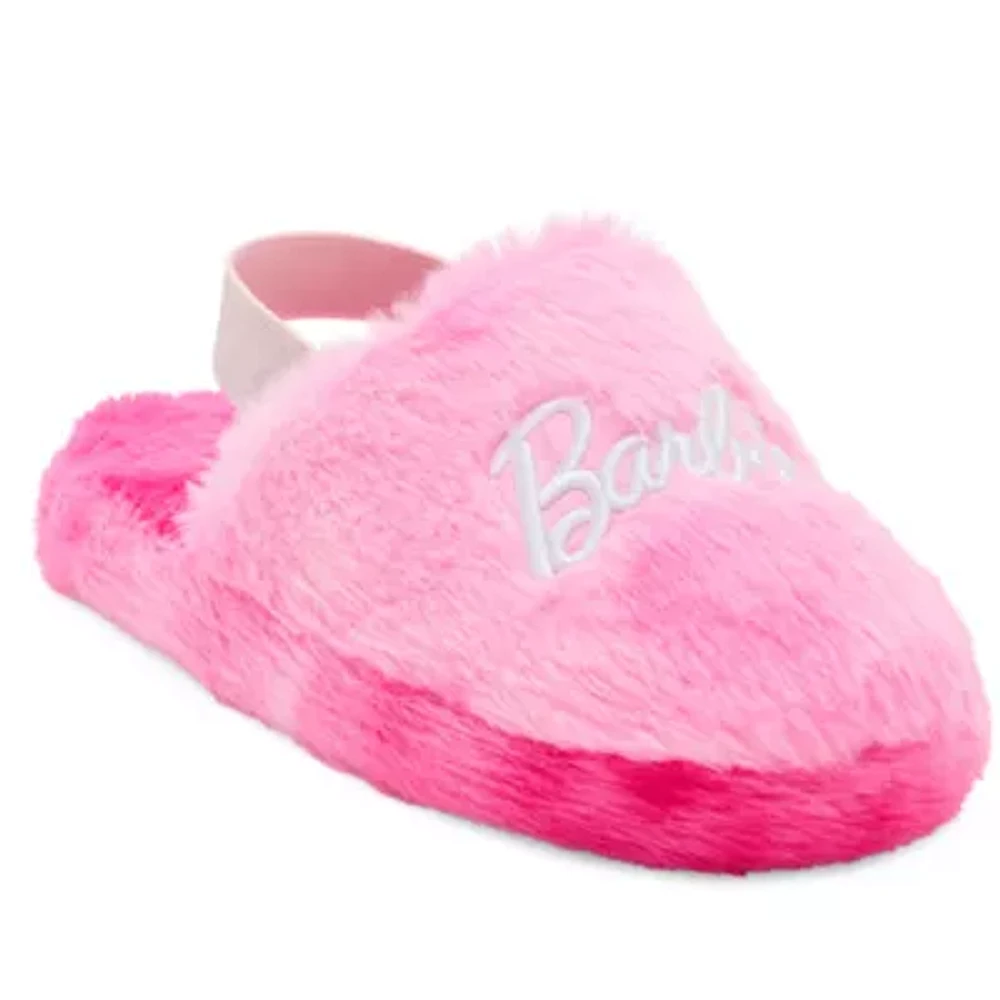 Girls Barbie Slip-On Slippers