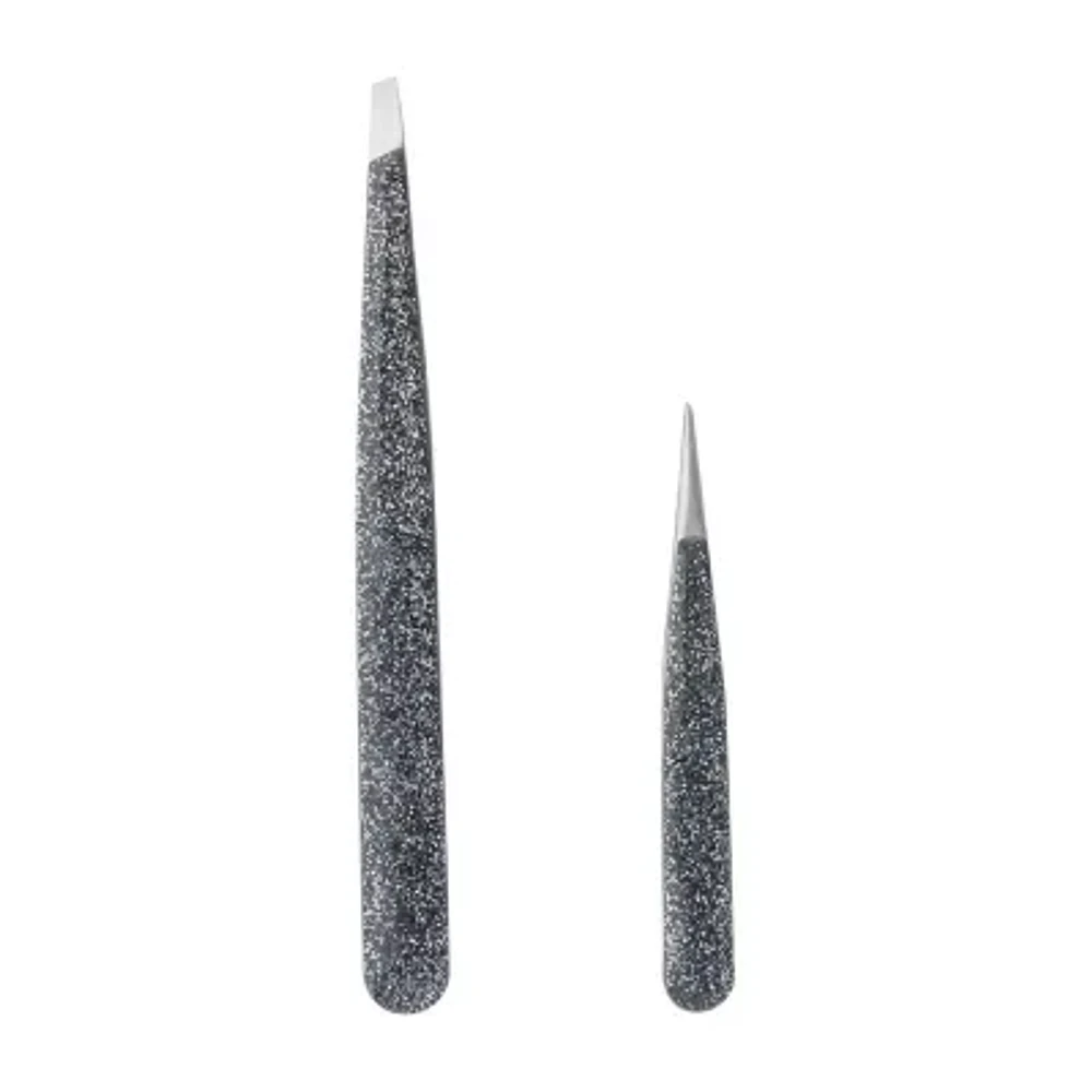 Japonesque Slant & Point Tweezers Evening Shimmer