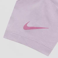 Nike Little Girls Crew Neck Short Sleeve Graphic T-Shirt