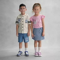 Disney Collection Little & Big Boys Lilo Stitch Pull-On Short