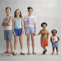 Thereabouts Little & Big Girls Pull-On Short