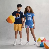 Xersion Little & Big Girls Mid Rise Running Short