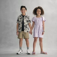 Thereabouts Little & Big Boys Short Sleeve Button-Down Shirt
