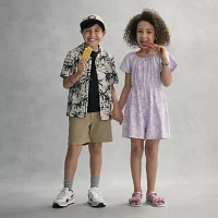 Thereabouts Little & Big Boys Short Sleeve Button-Down Shirt