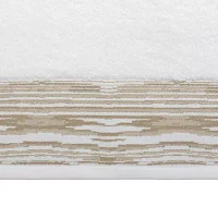 Nicole Miller 2-pc. Geo Linear Bath Towel