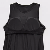 Xersion Everyday Womens High Neck Sleeveless Shelf Bra Tank Top