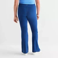 Xersion Little & Big Girls High Rise Flare Pull-On Pant