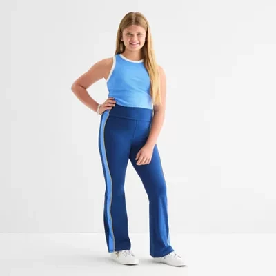 Xersion Little & Big Girls High Rise Flare Pull-On Pant