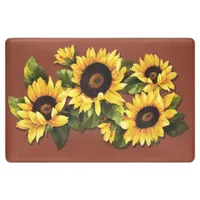 Achim Black Eyed Susan Anti-Fatigue 18"X30" Kitchen Mat