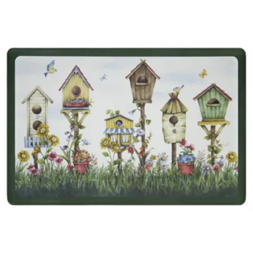 Achim Home Sweet Home Bird Houses Anti-Fatigue 18"X30" Kitchen Mat