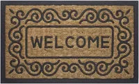 Achim Scrolls Scroll Rectangular Doormats