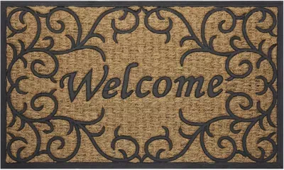 Achim Welcome Vines Coir 18"X30" Doormat