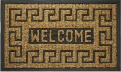 Achim Welcome Key Scroll Coir 18"X30" Doormat