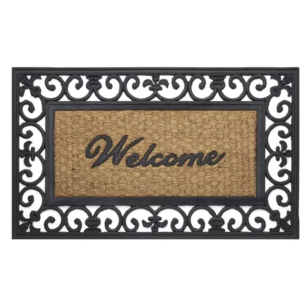 Achim Fleur De Lis Coir 18"X30" Doormat