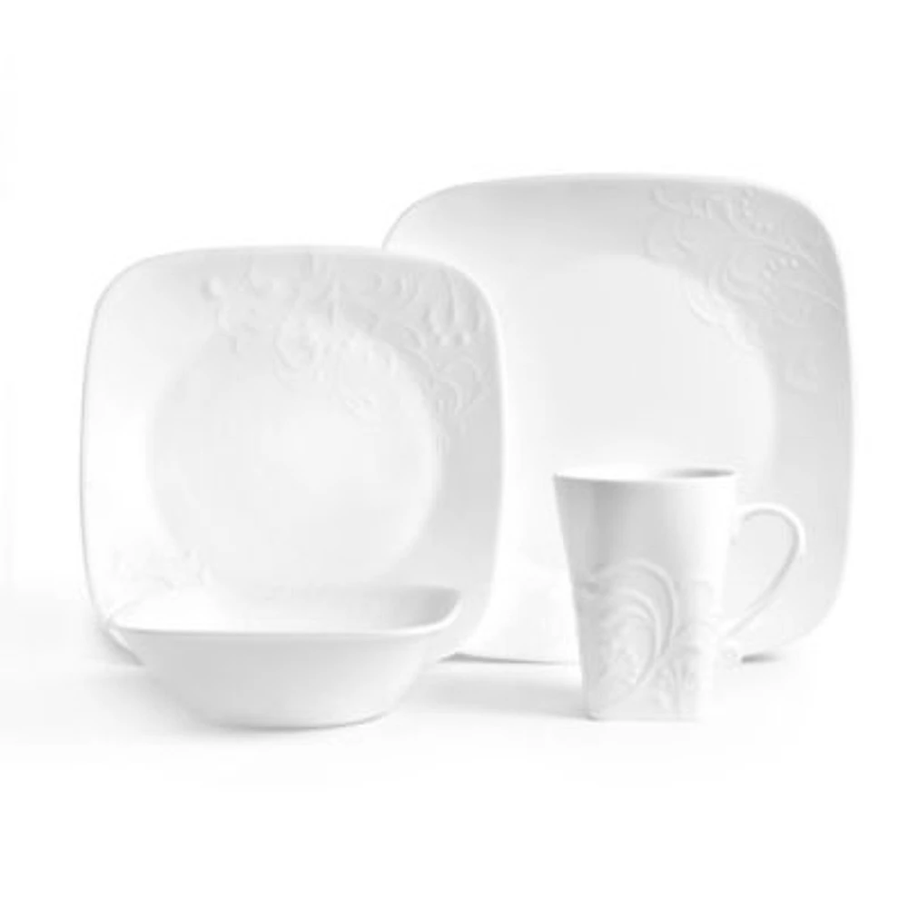 Corelle® Boutique™ Cherish 16-pc. Square Dinnerware Set