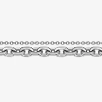 Stainless Steel 22 Inch Solid Link Chain Necklace