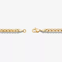 Stainless Steel Inch Solid Link Chain Necklace