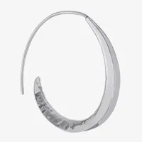 Sterling Silver 40.3mm Hoop Earrings