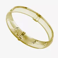 14K Gold Over Silver Bangle Bracelet