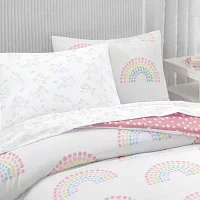 Under the Stars Kids Rainbow Dot Complete Bedding Set with Sheets