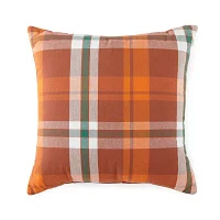 Linden Street 18x18 Plaid Square Throw Pillow