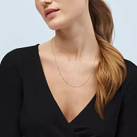 14K Gold 20 Inch Solid Box Chain Necklace