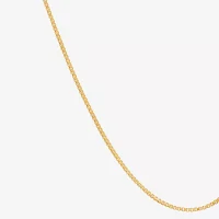 14K Gold .75mm Box Chain Necklace