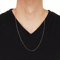 14K Gold .75mm Box Chain Necklace