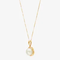 Certified Sofia™ Cultured Freshwater Pearl 10K Gold Knot Pendant