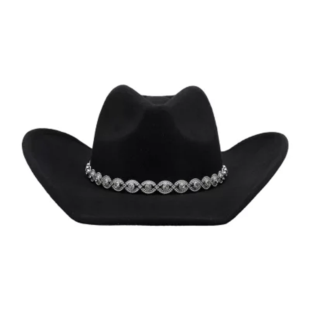 JS Jessica Simpson Rhinestone Band Womens Cowboy Hat