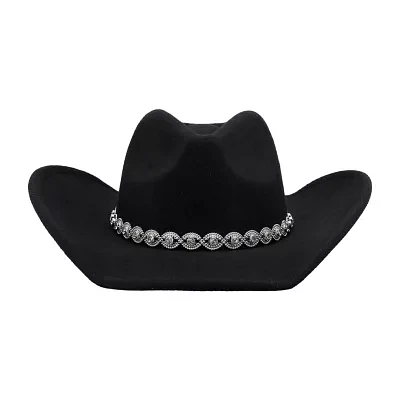 JS Jessica Simpson Rhinestone Band Womens Cowboy Hat