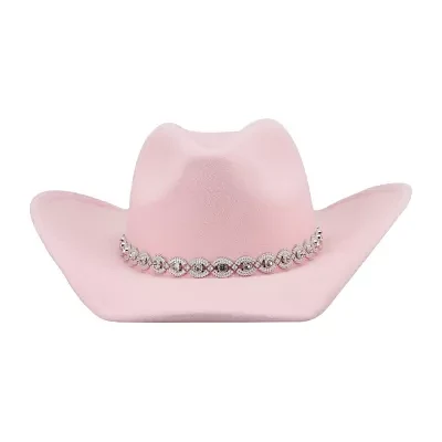 JS Jessica Simpson Rhinestone Band Womens Cowboy Hat