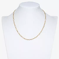 Mixit Hypoallergenic Gold Tone Stainless Steel 18 Inch Paperclip Chain Necklace