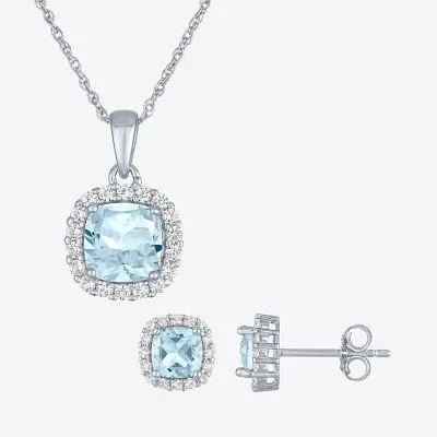 Gemstone Sterling Silver 2-pc. Jewelry Set