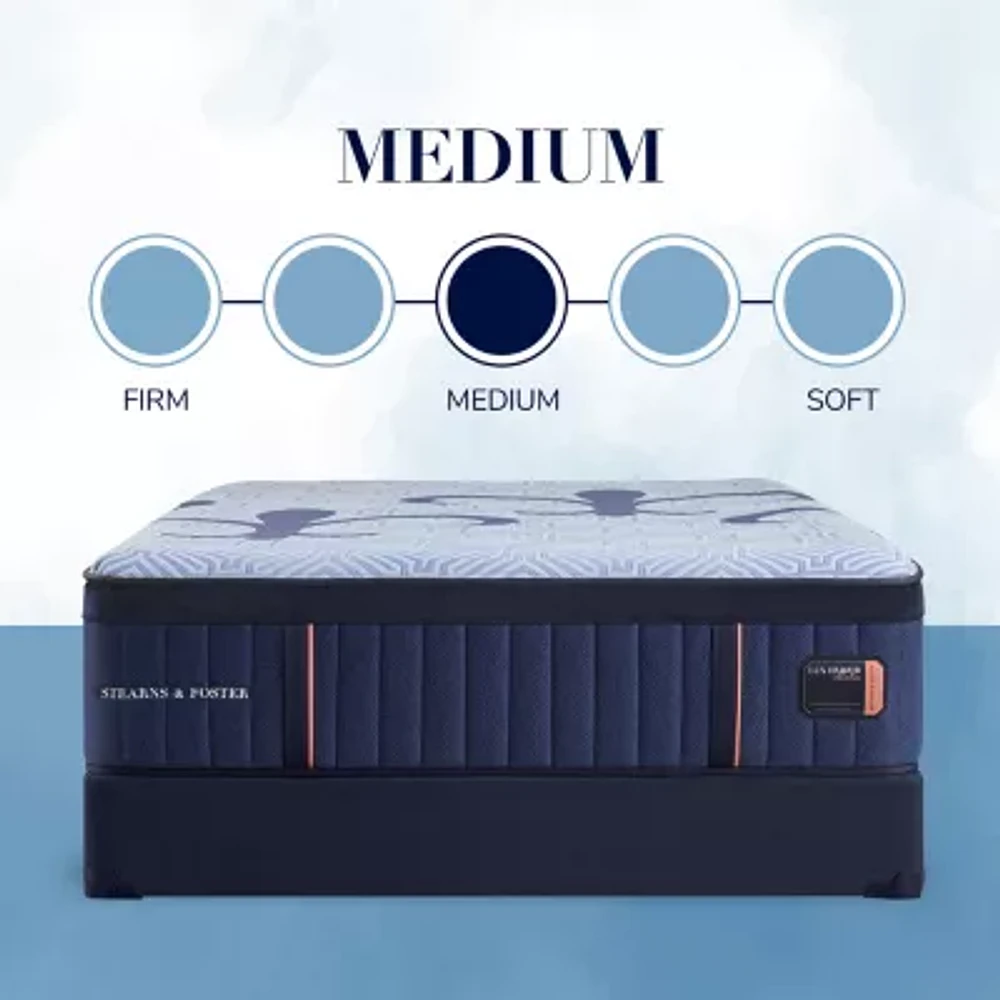 Stearns and Foster Lux Estate Hybrid Medium - Mattress + Box Spring