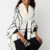 Liz Claiborne Fur Wrap Solid