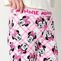 Disney Mjc Minnie Mouse Womens Juniors Pajama Pants