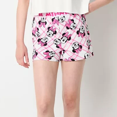 Disney Mjc Minnie Mouse Womens Juniors 1 Pair Pajama Shorts