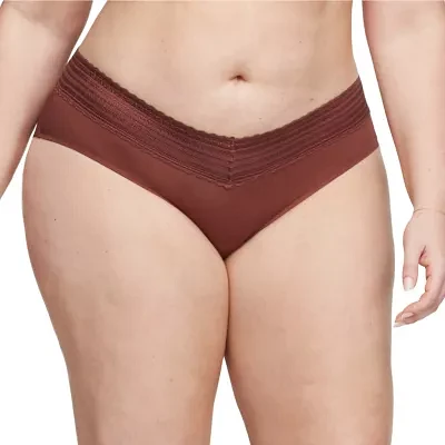 Warners® No Pinching, No Problems® Dig-Free Comfort Waist with Lace Microfiber Hipster- 5609J
