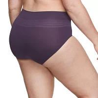 Warners® No Pinching, Problems® Dig-Free Comfort Waist with Lace Smooth and Seamless Brief RS1501P