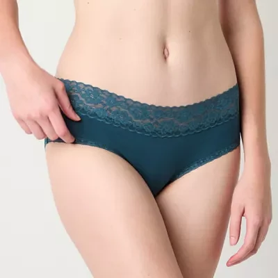 Arizona Body Cotton with Lace Hipster Panty
